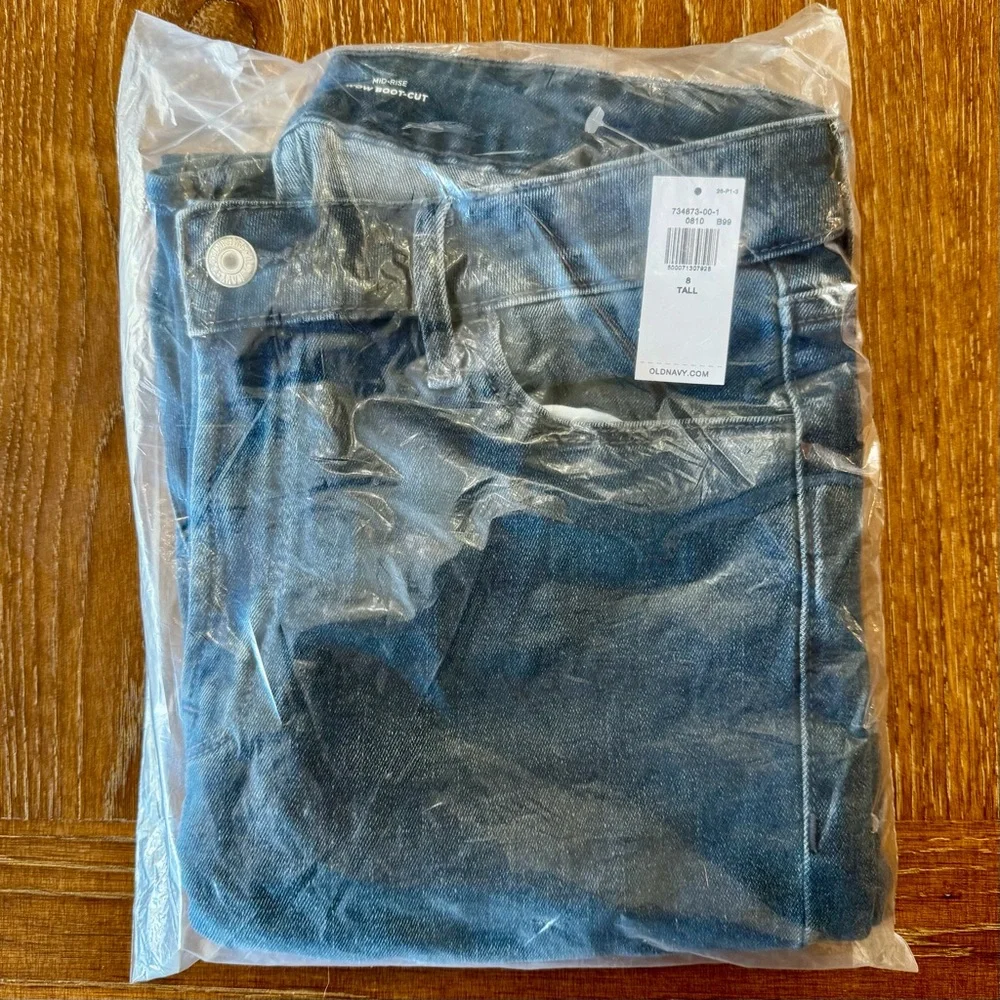 NIP Old Navy WOW mid rise boot cut jeans 8T - Picture 3 of 9